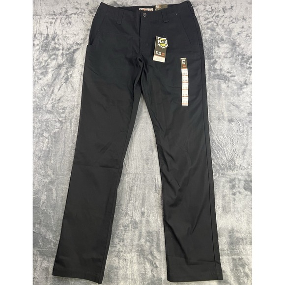 5.11 Tactical Other - 5.11 Tactical Flex-Tac Edge Chino Pants Slim Fit 31x36 Black Cotton 74441